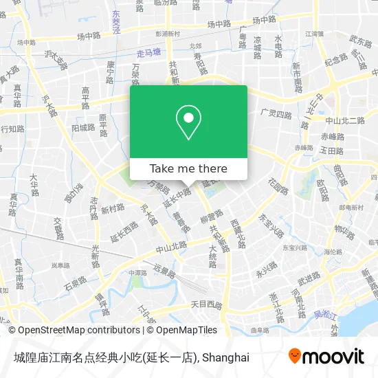 城隍庙江南名点经典小吃(延长一店) map