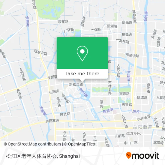 松江区老年人体育协会 map
