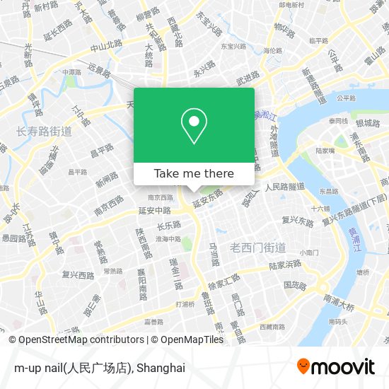 m-up nail(人民广场店) map