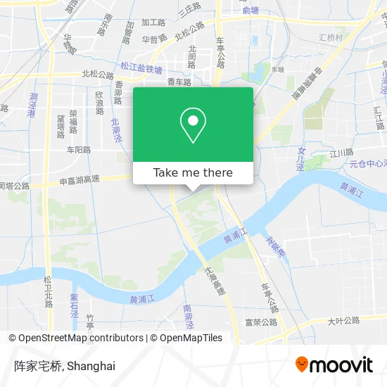 阵家宅桥 map