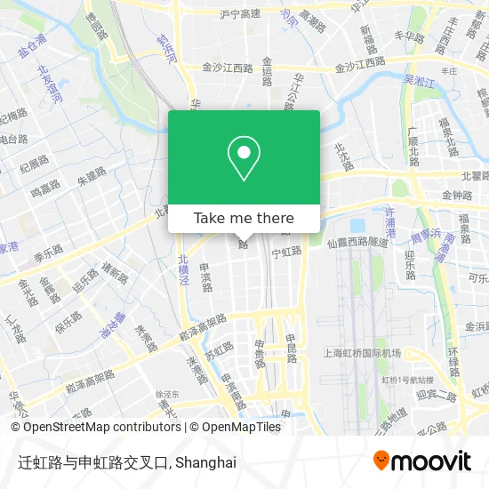迁虹路与申虹路交叉口 map