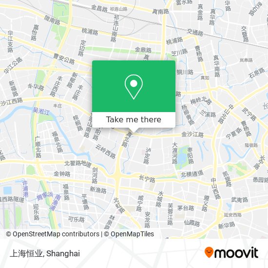 上海恒业 map