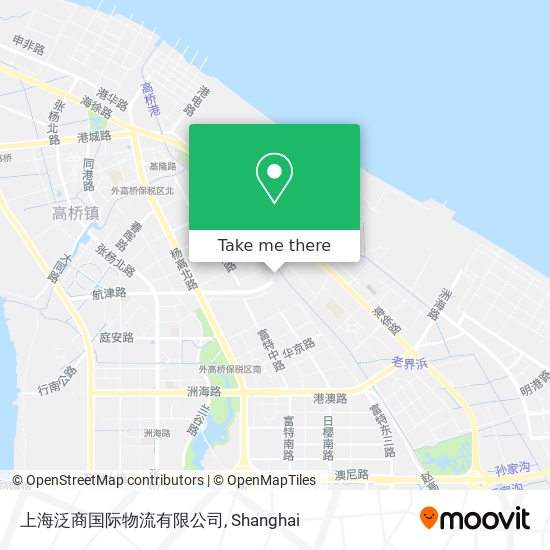 上海泛商国际物流有限公司 map