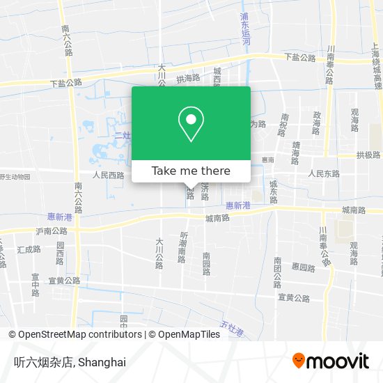 听六烟杂店 map