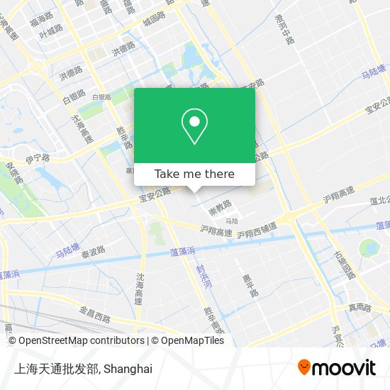 上海天通批发部 map