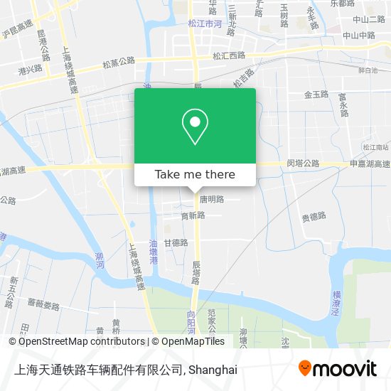 上海天通铁路车辆配件有限公司 map