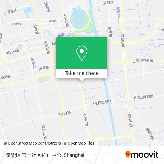 奉贤区第一社区矫正中心 map