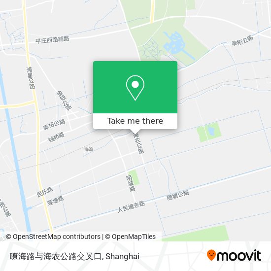 瞭海路与海农公路交叉口 map