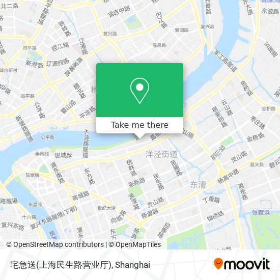宅急送(上海民生路营业厅) map