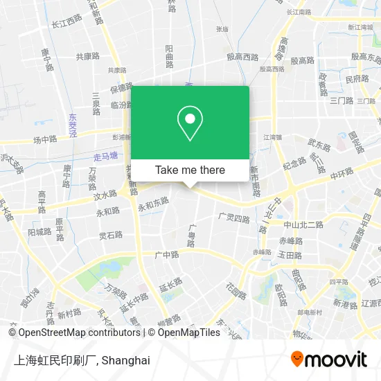 上海虹民印刷厂 map
