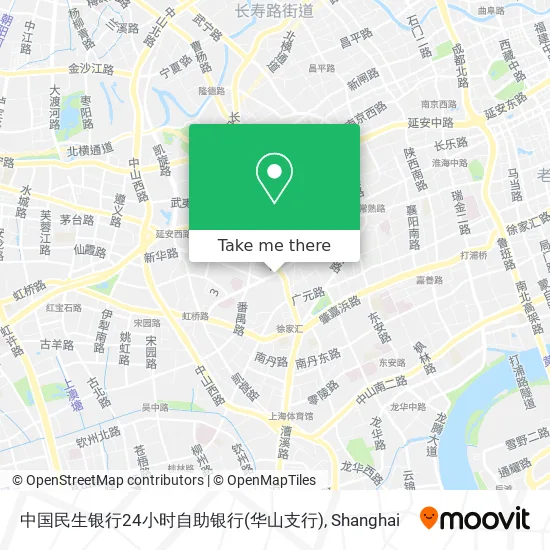 中国民生银行24小时自助银行(华山支行) map