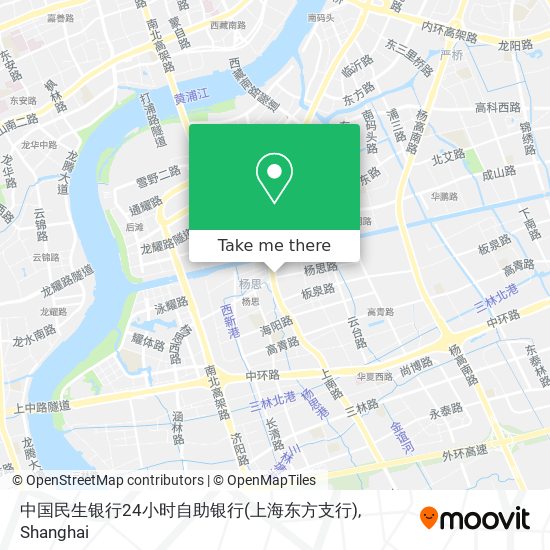 中国民生银行24小时自助银行(上海东方支行) map