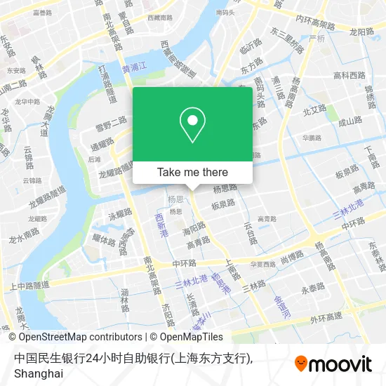 中国民生银行24小时自助银行(上海东方支行) map