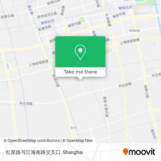 红星路与江海南路交叉口 map