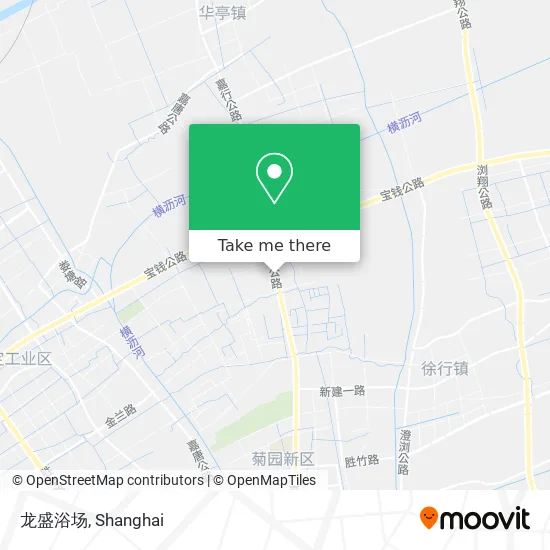 龙盛浴场 map