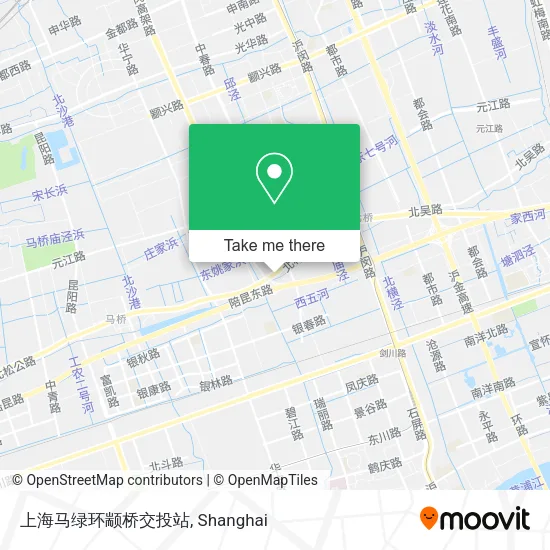 上海马绿环颛桥交投站 map