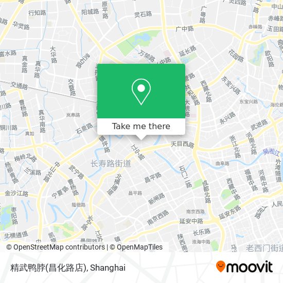 精武鸭脖(昌化路店) map