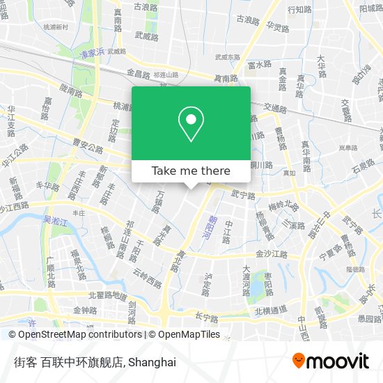街客 百联中环旗舰店 map