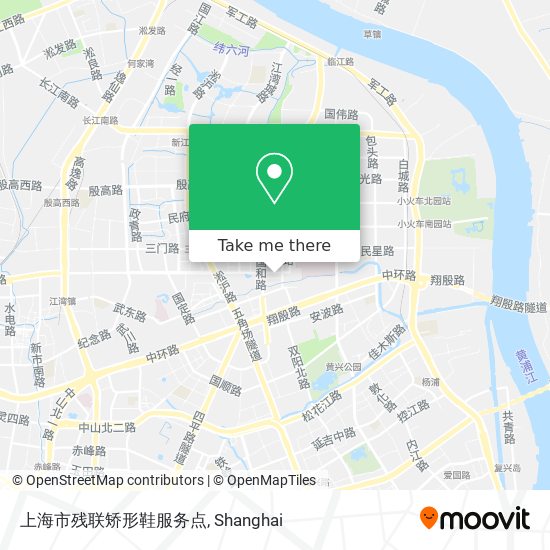 上海市残联矫形鞋服务点 map