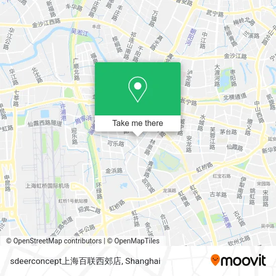 sdeerconcept上海百联西郊店 map