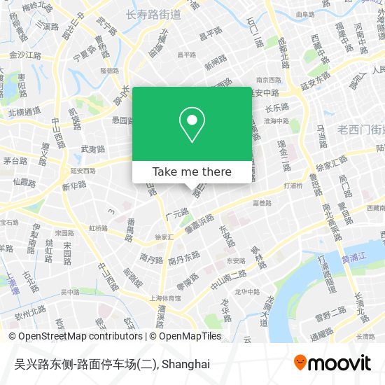 吴兴路东侧-路面停车场(二) map