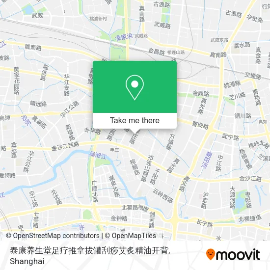 泰康养生堂足疗推拿拔罐刮痧艾炙精油开背 map