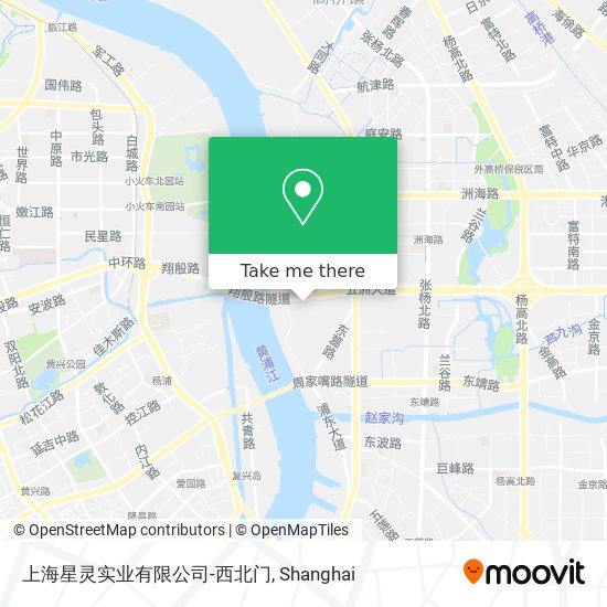 上海星灵实业有限公司-西北门 map