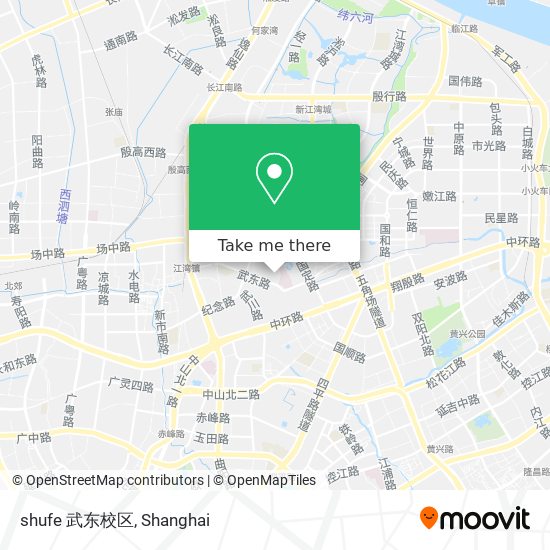 shufe 武东校区 map