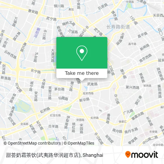 甜荟奶霜茶饮(武夷路华润超市店) map