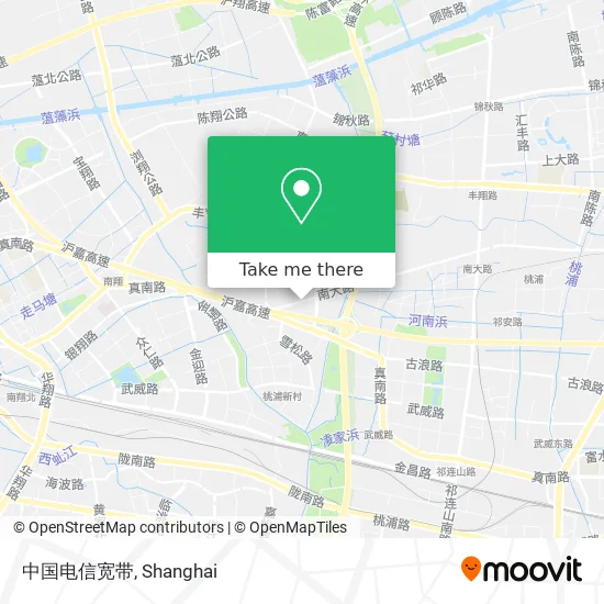 中国电信宽带 map