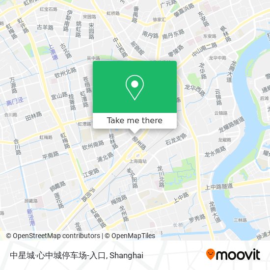 中星城·心中城停车场-入口 map