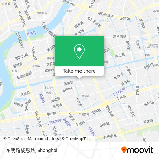 东明路杨思路 map