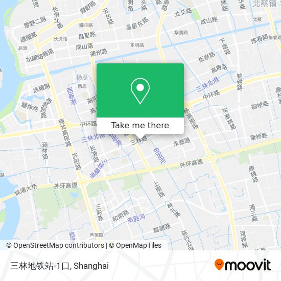 三林地铁站-1口 map