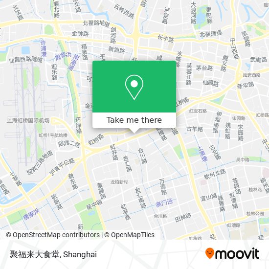 聚福来大食堂 map