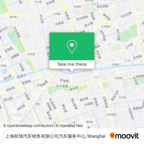 上海联旭汽车销售有限公司汽车服务中心 map