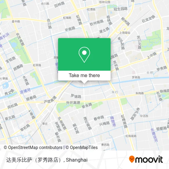 达美乐比萨（罗秀路店） map