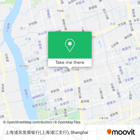 上海浦东发展银行(上海浦江支行) map