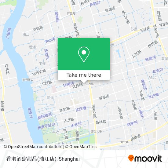 香港酒窝甜品(浦江店) map