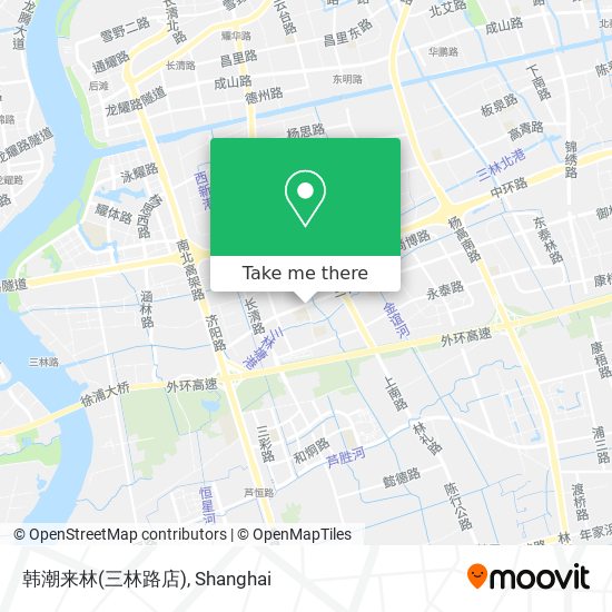 韩潮来林(三林路店) map