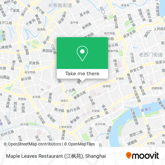 Maple Leaves Restaurant (江枫苑) map