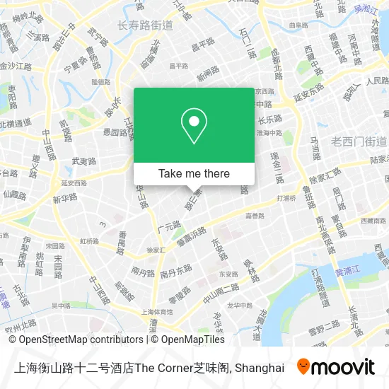 上海衡山路十二号酒店The Corner芝味阁 map