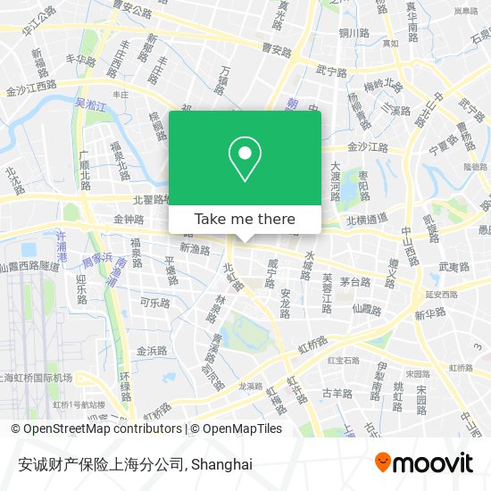 安诚财产保险上海分公司 map