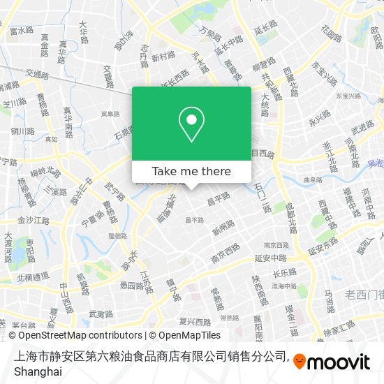上海市静安区第六粮油食品商店有限公司销售分公司 map