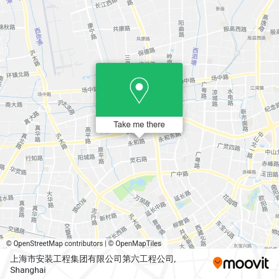 上海市安装工程集团有限公司第六工程公司 map