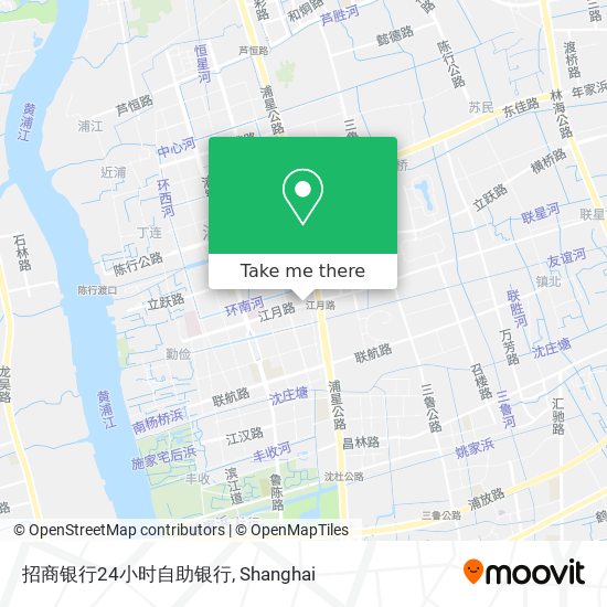 招商银行24小时自助银行 map