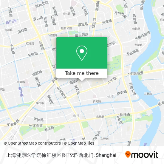 上海健康医学院徐汇校区图书馆-西北门 map