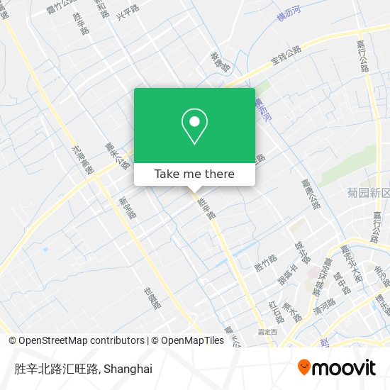 胜辛北路汇旺路 map
