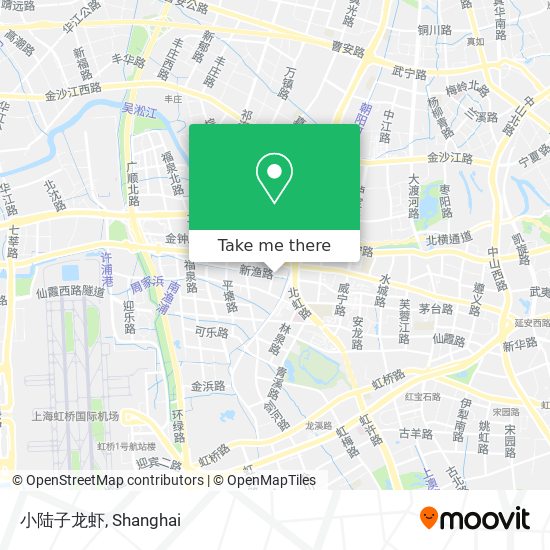 小陆子龙虾 map