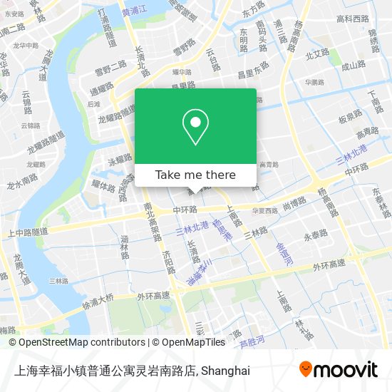 上海幸福小镇普通公寓灵岩南路店 map