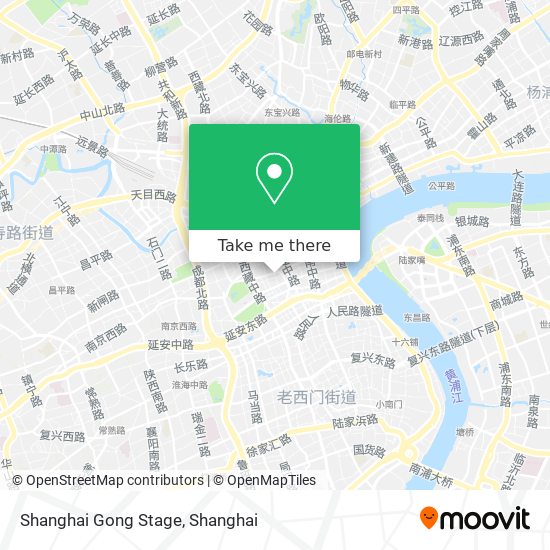 Shanghai Gong Stage map